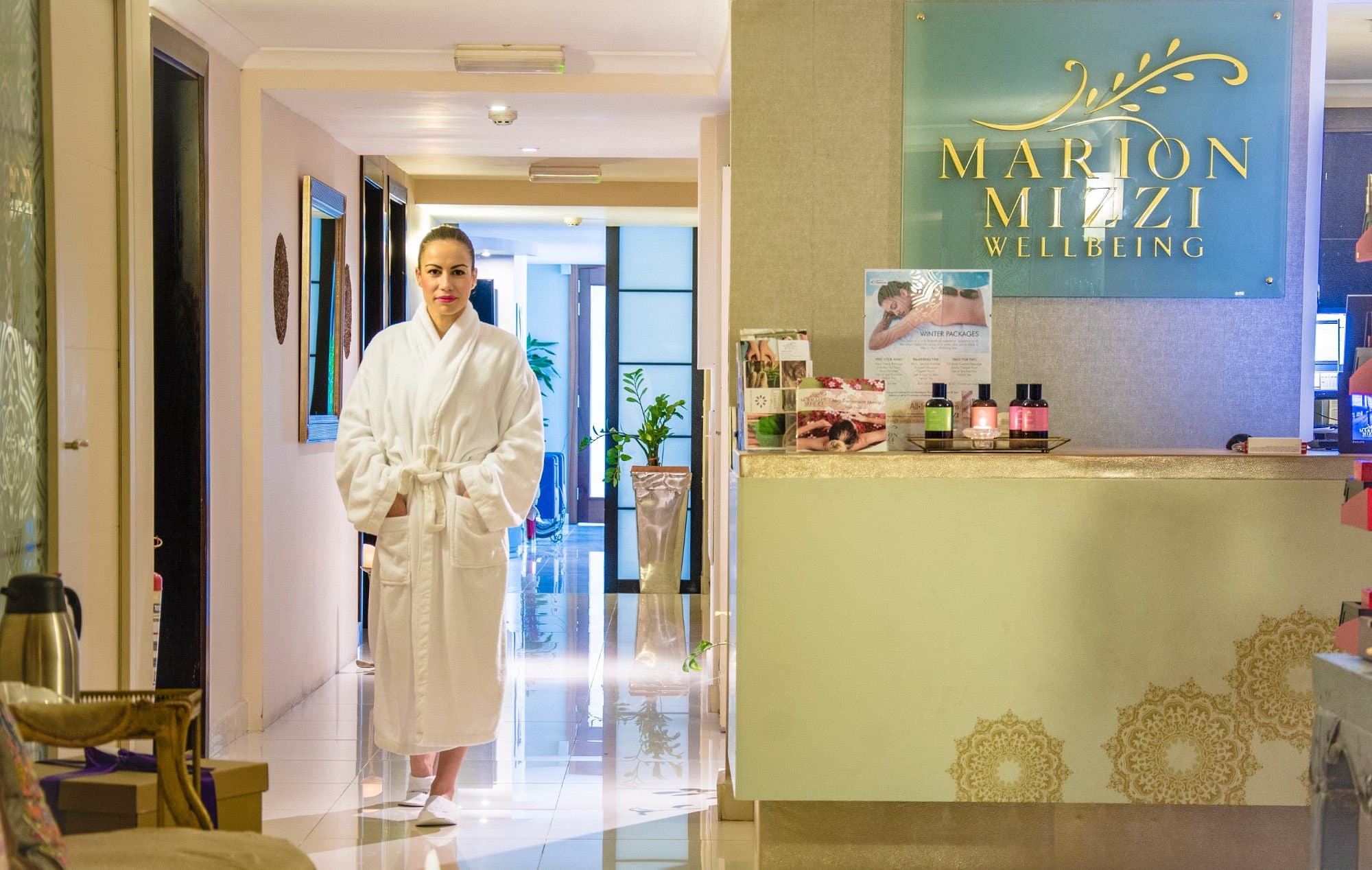 Marion Mizzi Sliema spa reception