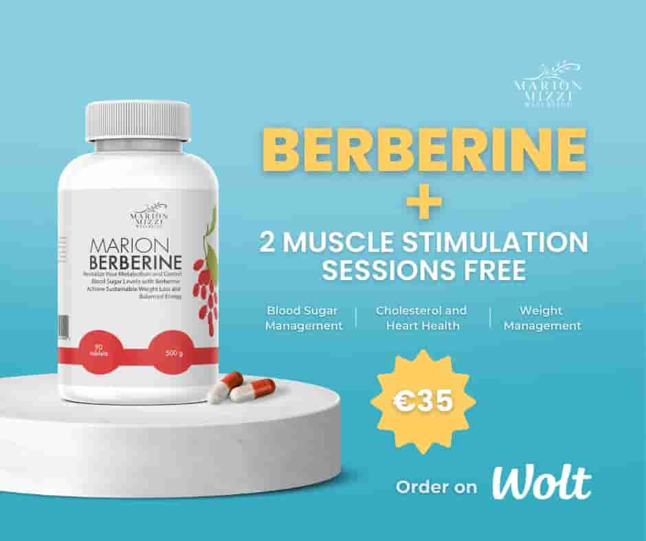 Berberine + 2 Muscle Stimulation Sessions Free visual