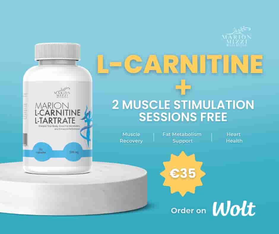L-Carnitine + 2 Muscle Stimulation Sessions Free visual