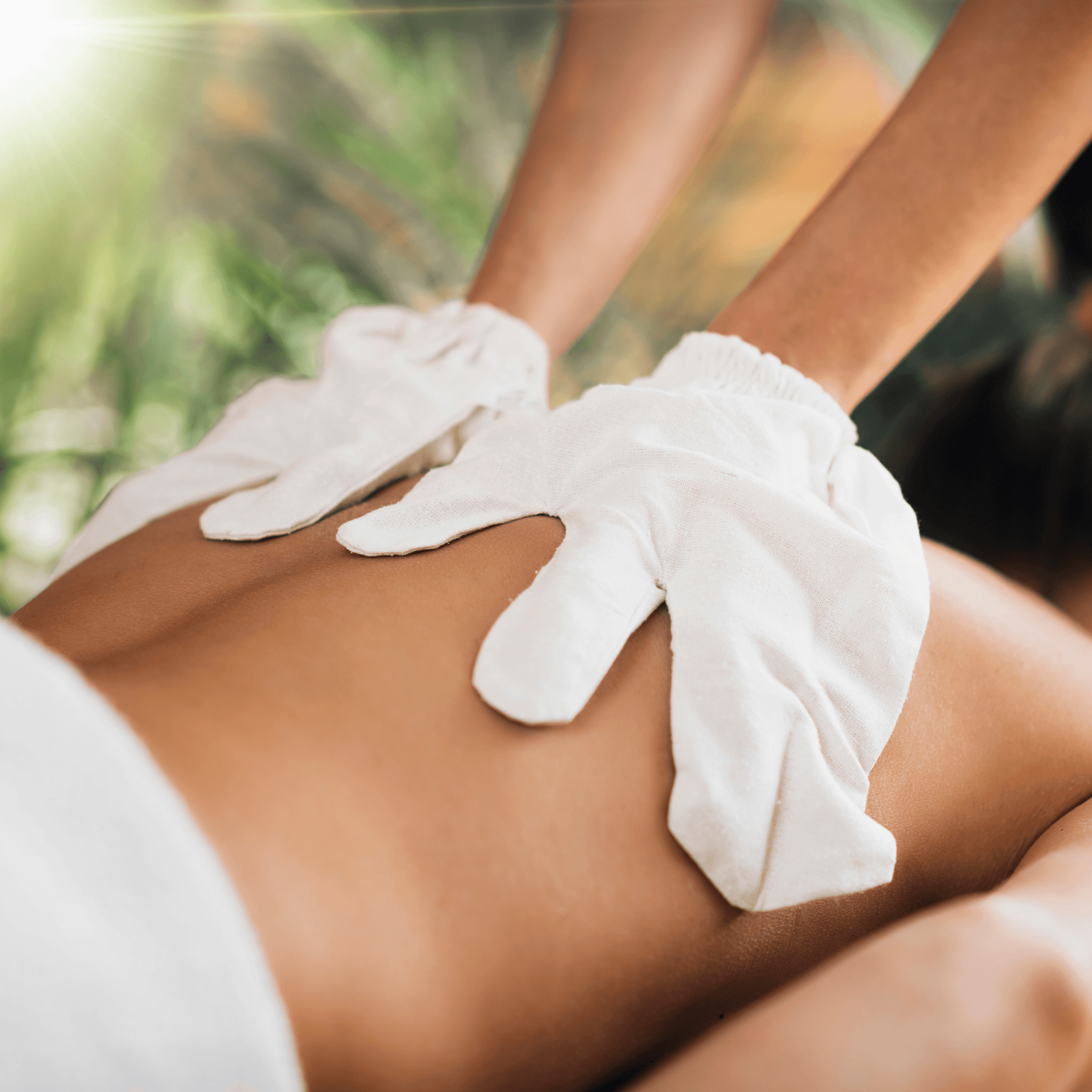 Garshana Silk Glove Exfoliation: Dry Lymphatic Drainage Massage