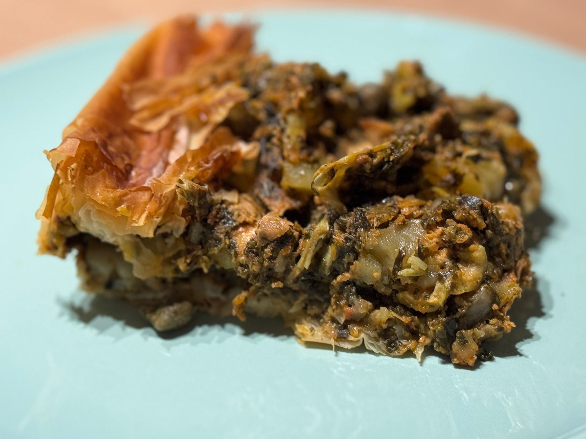 Tuna, Spinach & Artichoke Filo Bake